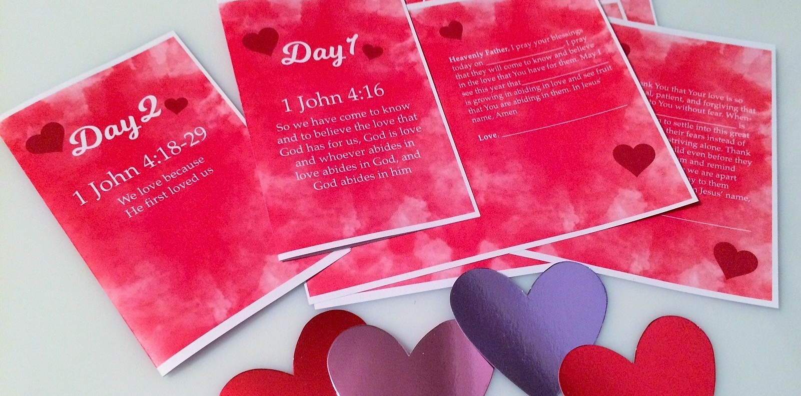 7 Days of Scriptural Valentine Cards