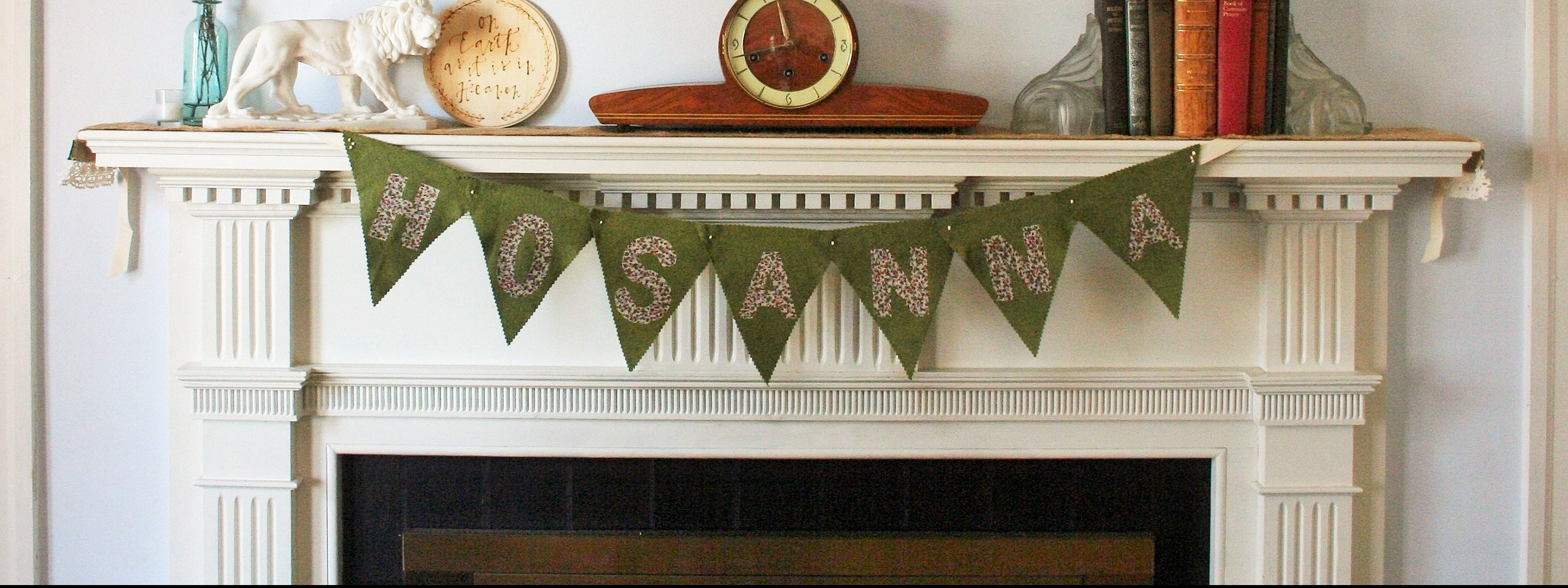 No-Sew Holiday Banner Tutorial